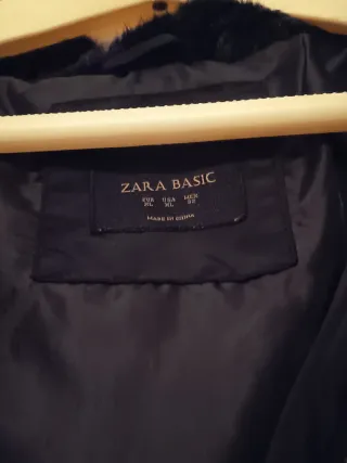 Chaquetón Zara Negro