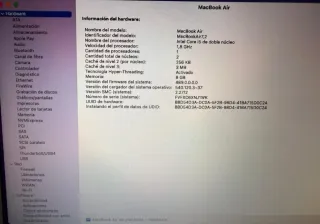 MacBook Air  13 Plata vendo o cambio por iPhone