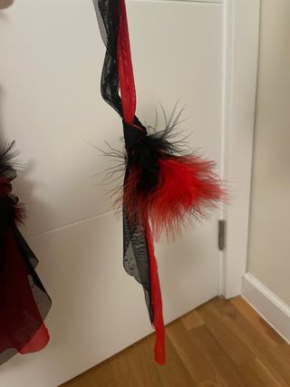 Maillot patinaje rojo y negro