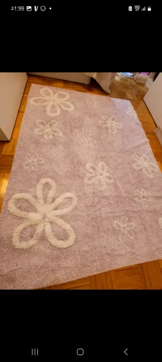 Alfombra infantil Lorena Canals flores