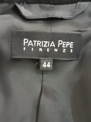 Patrizia Pepe cappotto 100% Lana Nero