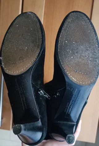 Stivali neri in camoscio tg 40