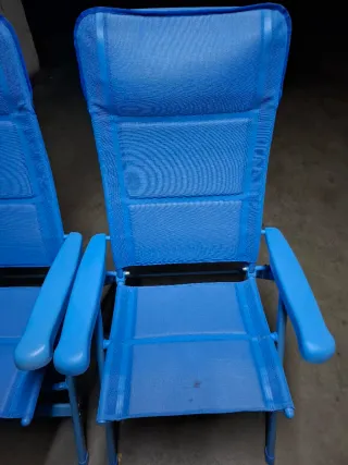 Sillas de camping plegables y reclinables