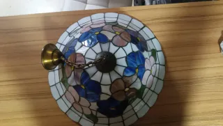 Lampada Tiffany in Vetro Multicolore