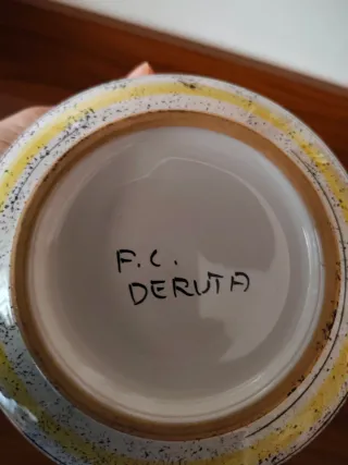 Scatola con coperchio ceramica Deruta Ricco Deruta