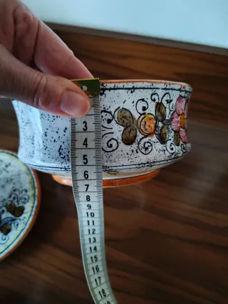 Scatola con coperchio ceramica Deruta Ricco Deruta