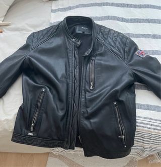 Chaqueta Cuero Pepe Jeans Negra Talla L