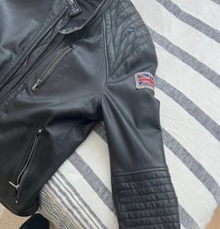 Chaqueta Cuero Pepe Jeans Negra Talla L