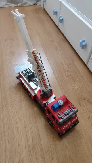 Camión Bombero Juguete Escalera Extensible