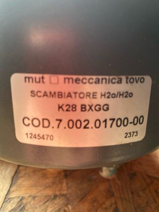 Intercambiador caldera Domusa