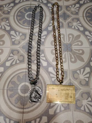 Cadenas de acero inoxidable con colgantes