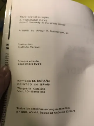 Los mil días de Kennedy