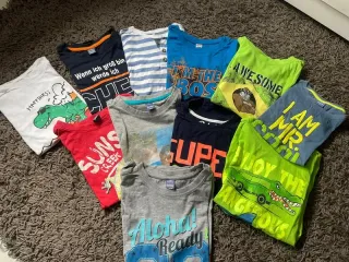 Lote 10 Camisetas Niño Talla 122/128