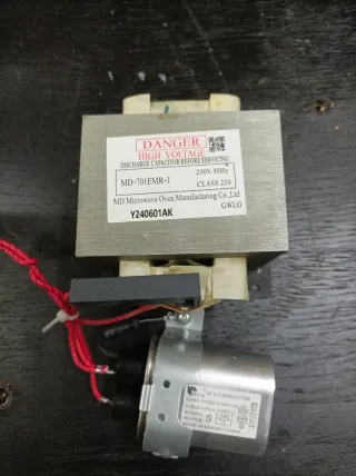 Magnetrón microondas