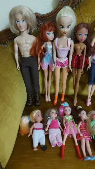 Lotto Bambole Barbie Miste