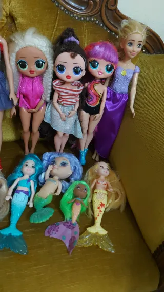 Lotto Bambole Barbie Miste