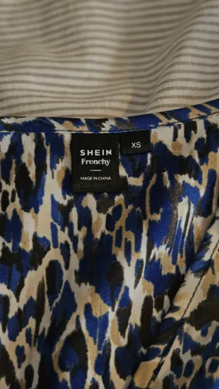 Vestido Shein estampado animal print