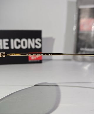 Occhiali Ray Ban Hexagonal Oro Lenti Verdi