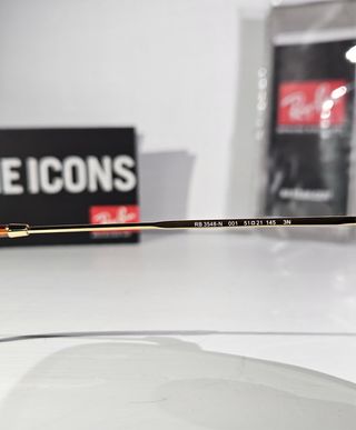 Occhiali Ray Ban Hexagonal Oro Lenti Verdi