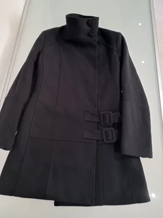 Imperial cappotto lana nero collo alto M