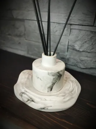 Set Vassoio e Vaso Decorativo Home