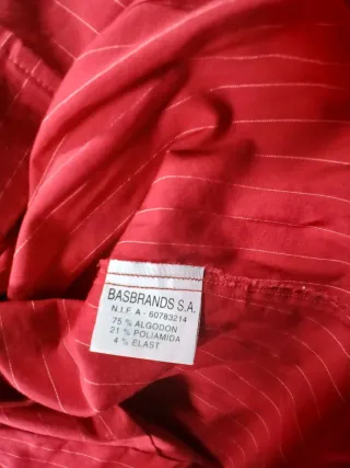 Camisa Ana Sebastian Rayas Rojas Talla 46