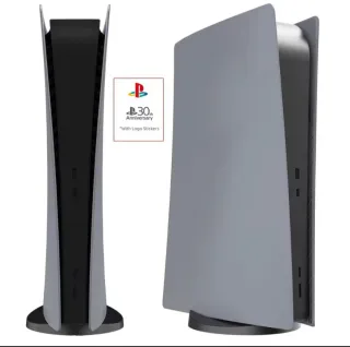 Carcasa PS5 Digital 30 Aniversario + carcasa Mando