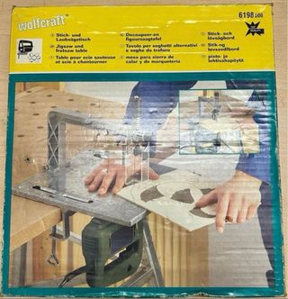 Wolfcraft 6198 Mesa Sierra + Plantilla Fresa Mila