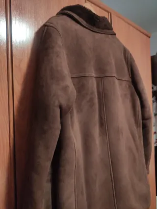 Chaquetón hombre Piel Vuelta Marrón