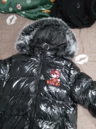 Chaqueta Oso Negra y Roja