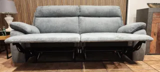 Sofá 3 plazas relax manual 2 asientos