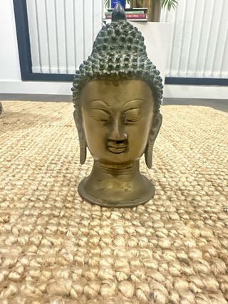 Figura Buda Bronce India Maciza