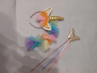 Disfraz Unicornio Niña Arcoíris