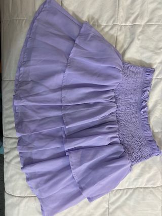 Disfraz Rapunzel Corsé y Falda Morados