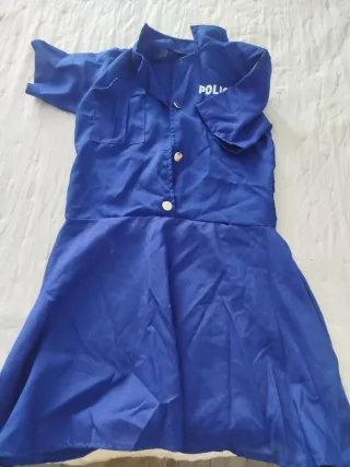 Disfraz Policía Adulto Azul