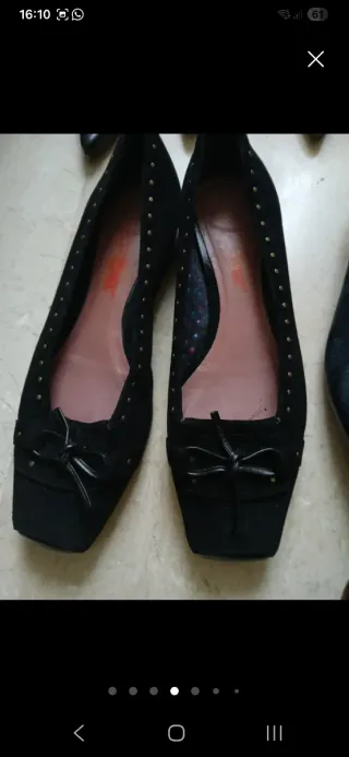 Zapatos LODI beige/marrón tacón mary jane