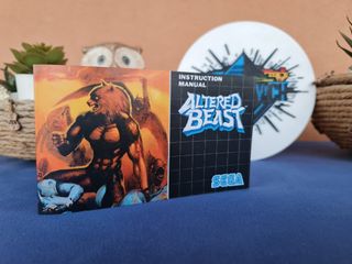 Manual Instrucciones Altered Beast Sega Mega Drive