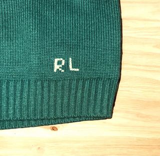 Maglione Ralph Lauren Orso Lana Cashmere Verde