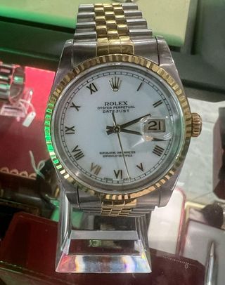 Reloj caballero Rolex datejust 36 acero y oro