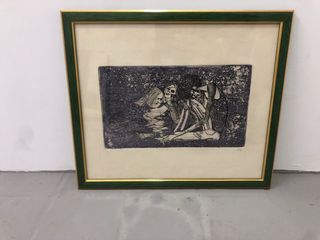 Cuadro Mujeres Marco Verde