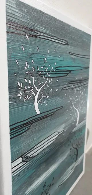 Quadro Fluid Art 30x40 cm