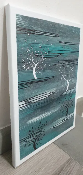 Quadro Fluid Art 30x40 cm