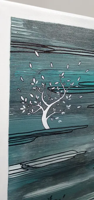 Quadro Fluid Art 30x40 cm