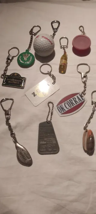 Llaveros Varios Temáticos lote de 12,marcas varias