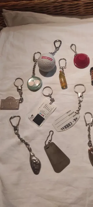 Llaveros Varios Temáticos lote de 12,marcas varias