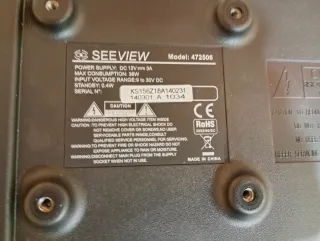 Televisor SEEVIEW 156 HD DVD 12V