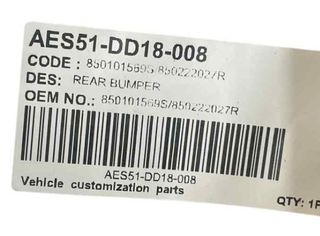 Paragolpes trasero dacia 117579 850101569s duster