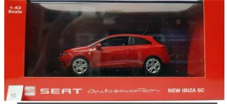 SEAT IBIZA SC 3 PUERTAS ROJO ESCALA 1:43