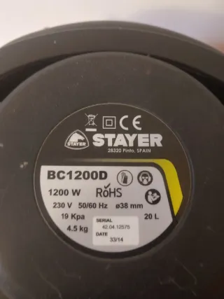 Aspirador de cenizas Aspiradora chimenea barbacoa