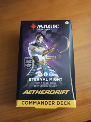 Mazo Commander Magic Eternal Might Sellado ingles